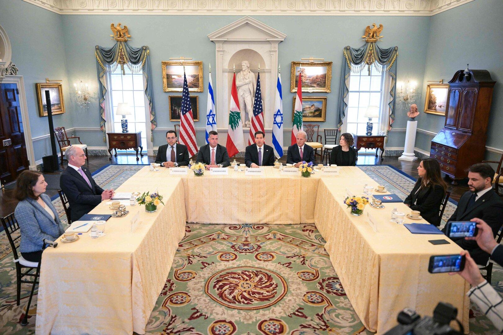 TOPSHOT-US-ISRAEL-LEBANON-DIPLOMACY