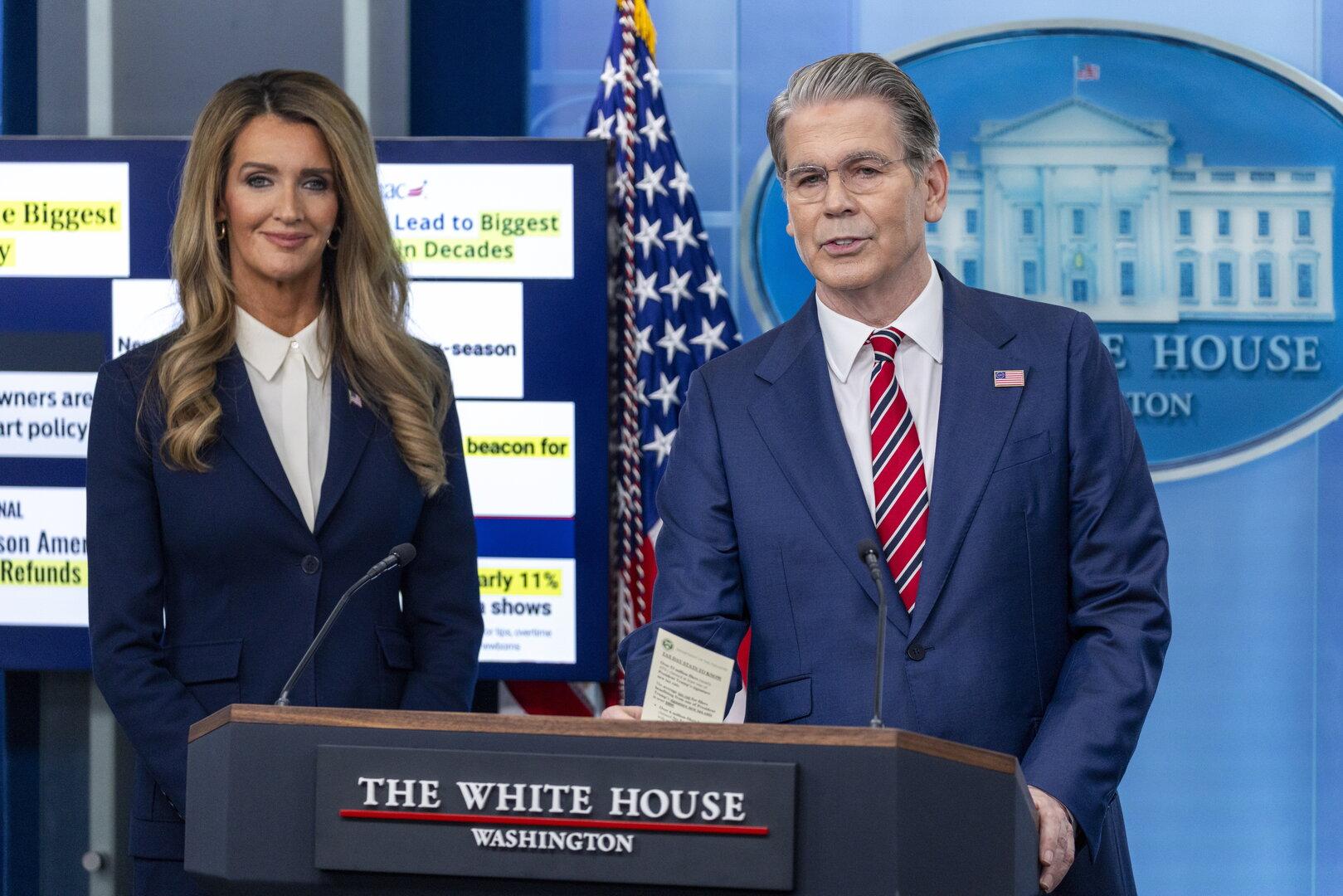 Secretary Bessent and SBA Administrator Loeffler mark tax day with White House briefing