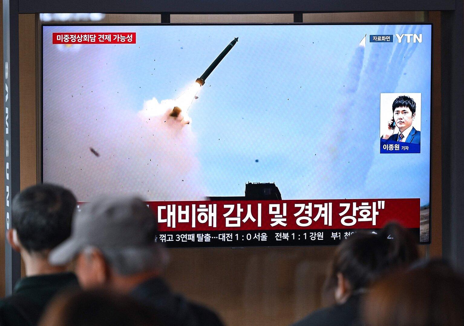 Nordkorea feuert laut Südkorea erneut ballistische Raketen ab