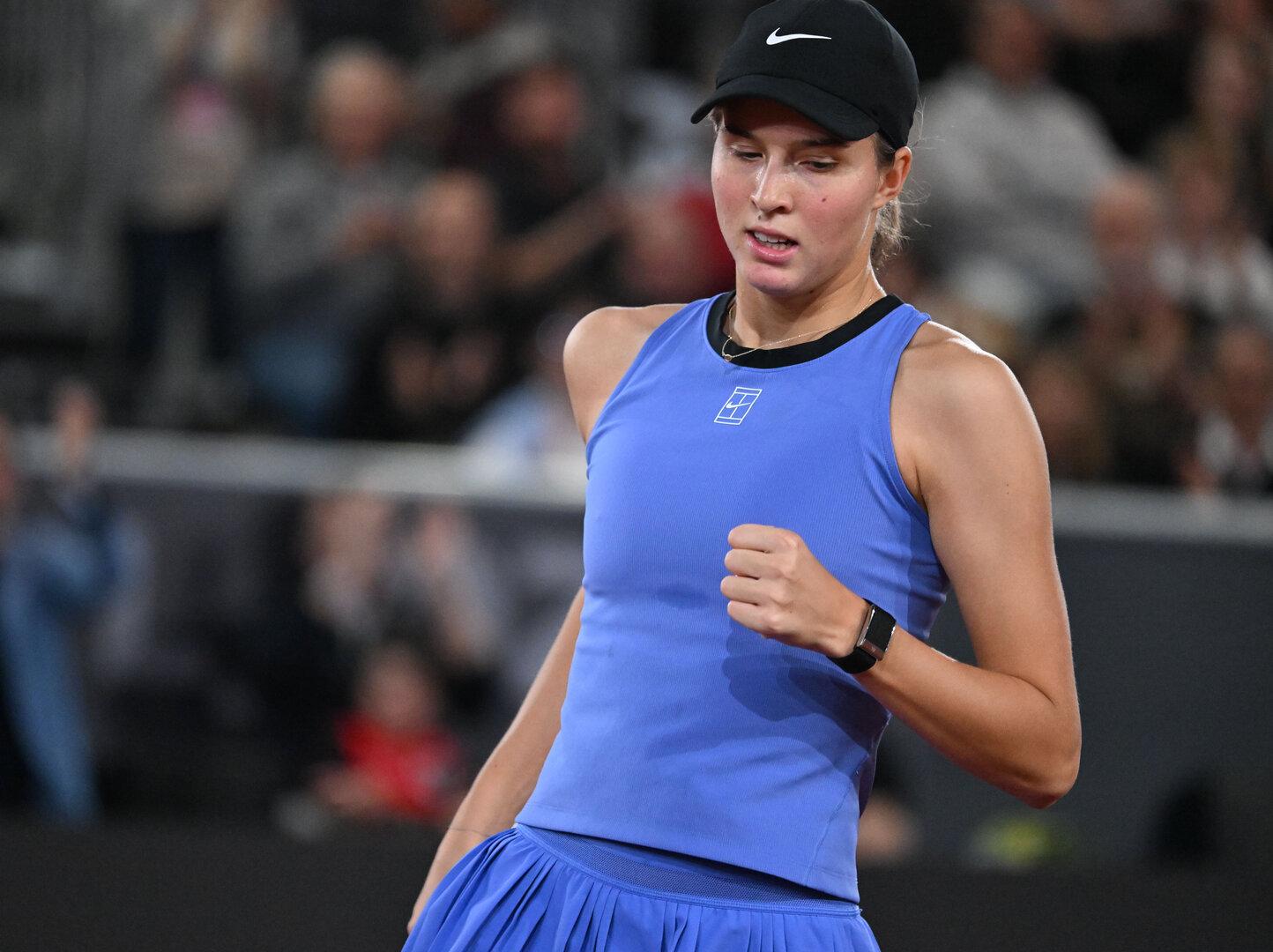 Lilli Tagger beim Turnier in Linz.