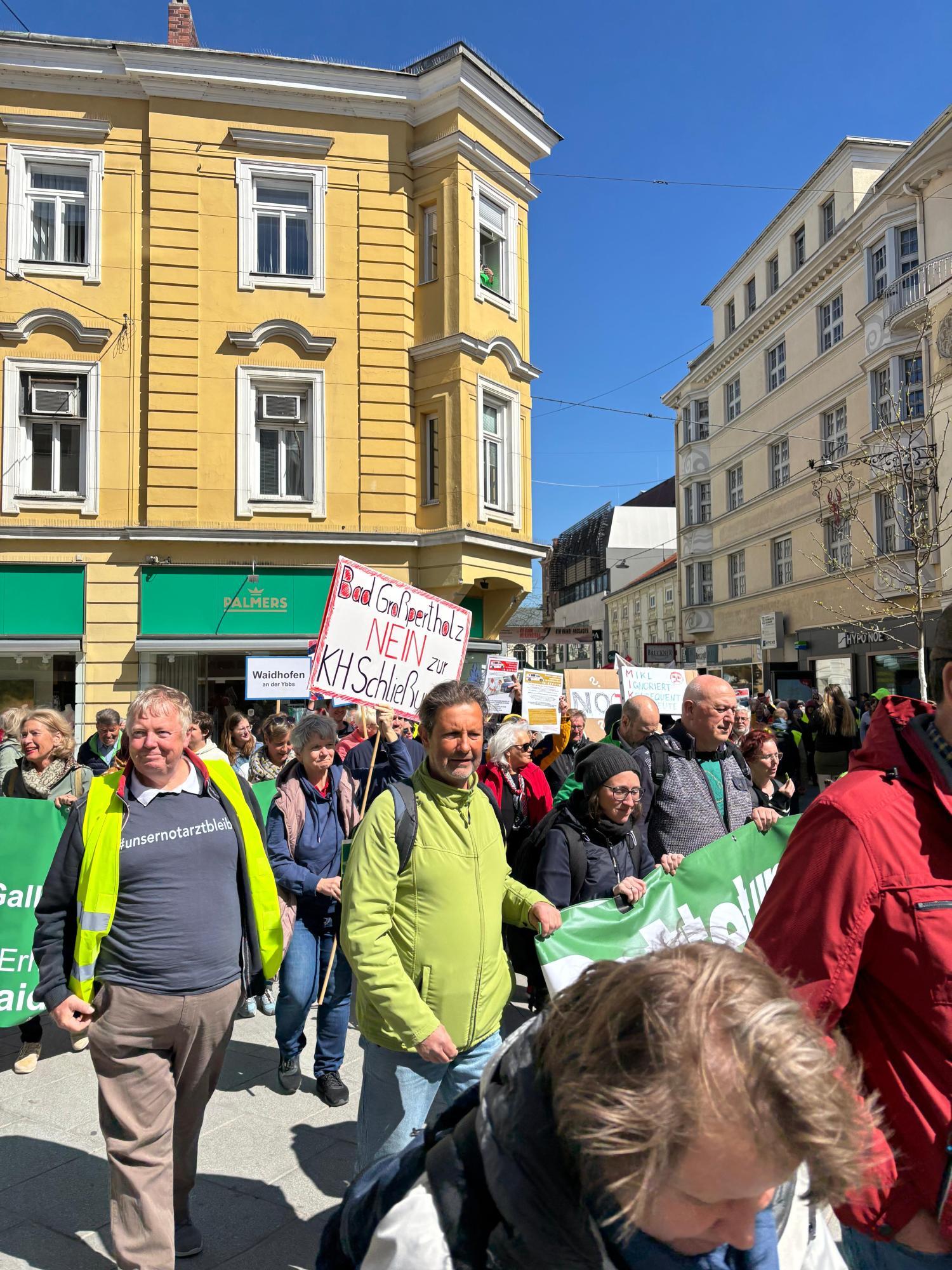Demo gegen Gesundheitsreform: 