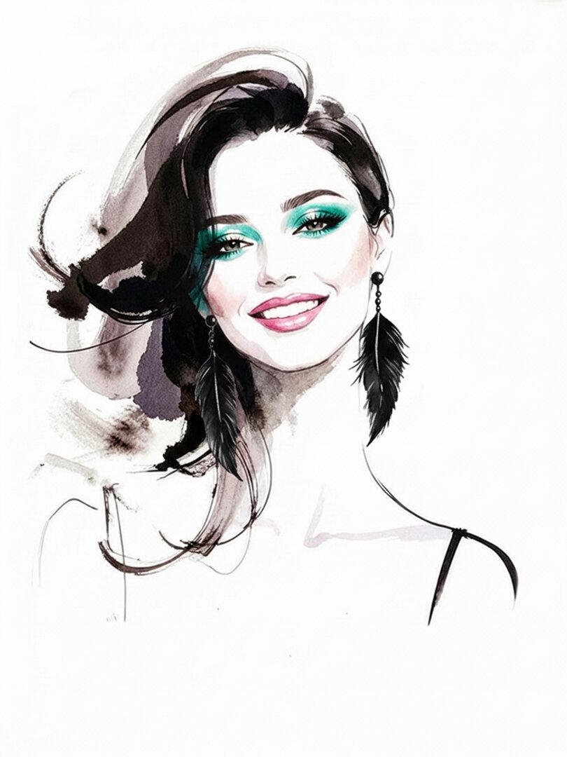 ESC-Party-Make-up: Glow-Teint, Metallic-Augen, Glossy Lips