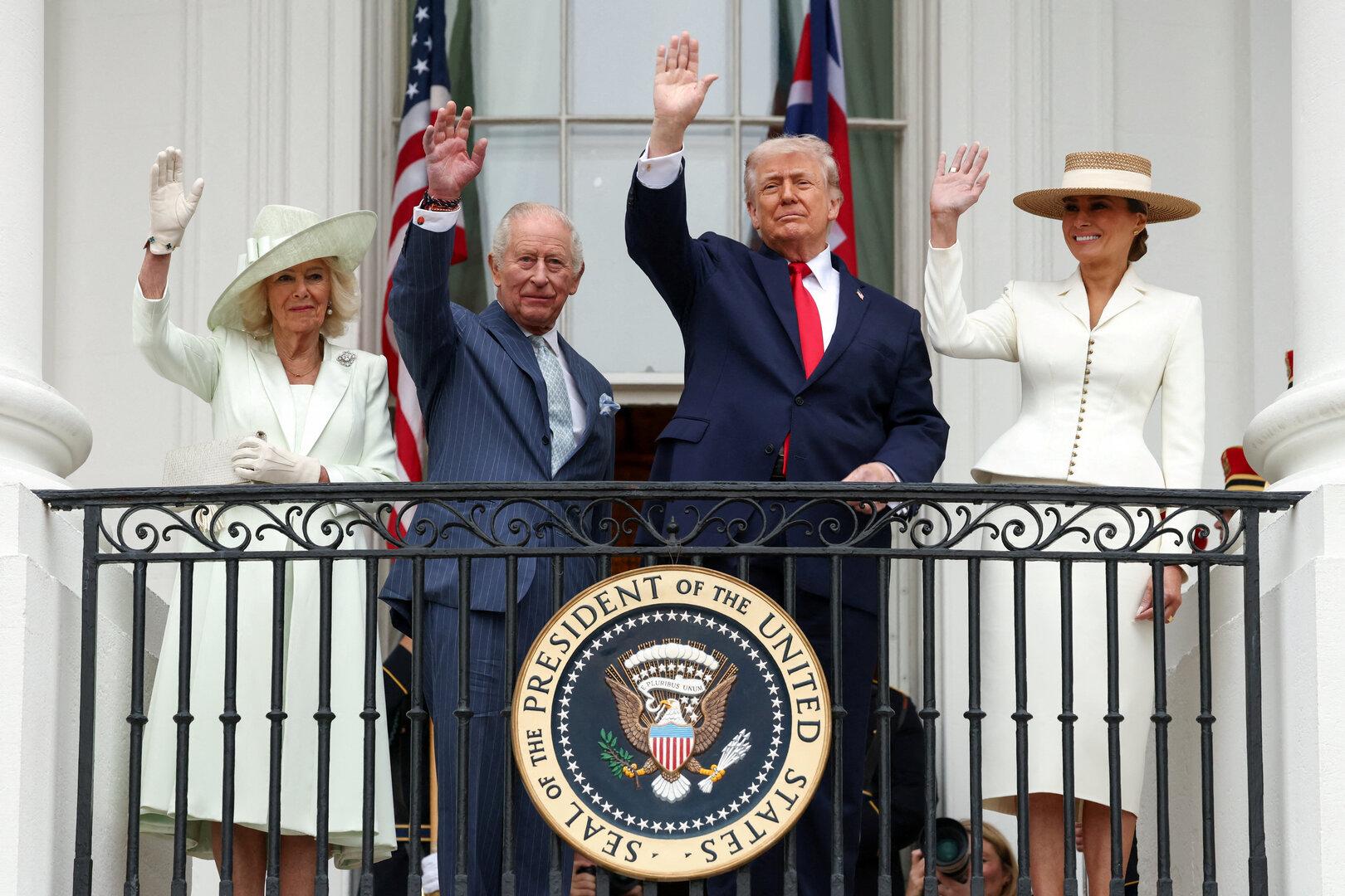 Charles in den USA: Was Trump abseits der Kameras über William und Kate sagte