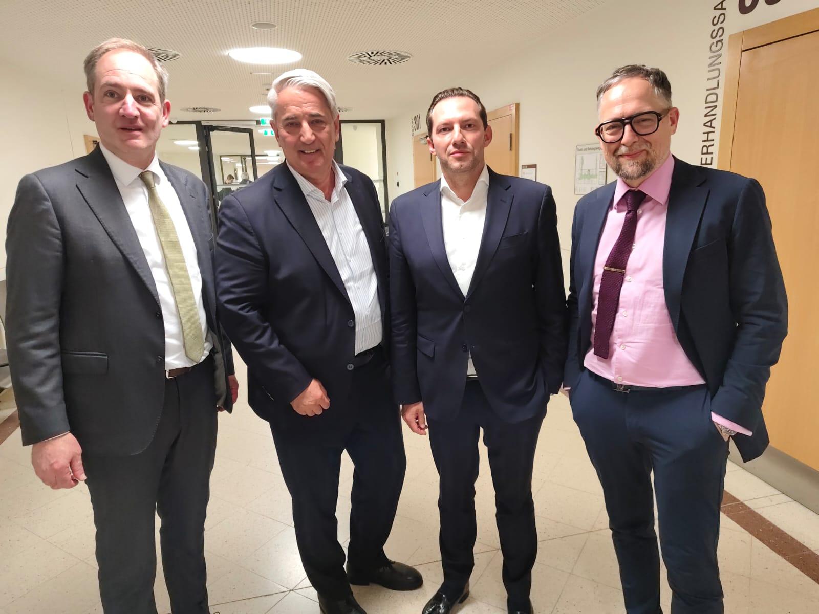 Volkert Sackmann, Ernst Nevrivy, Stefan Gruze, Norbert Wess.