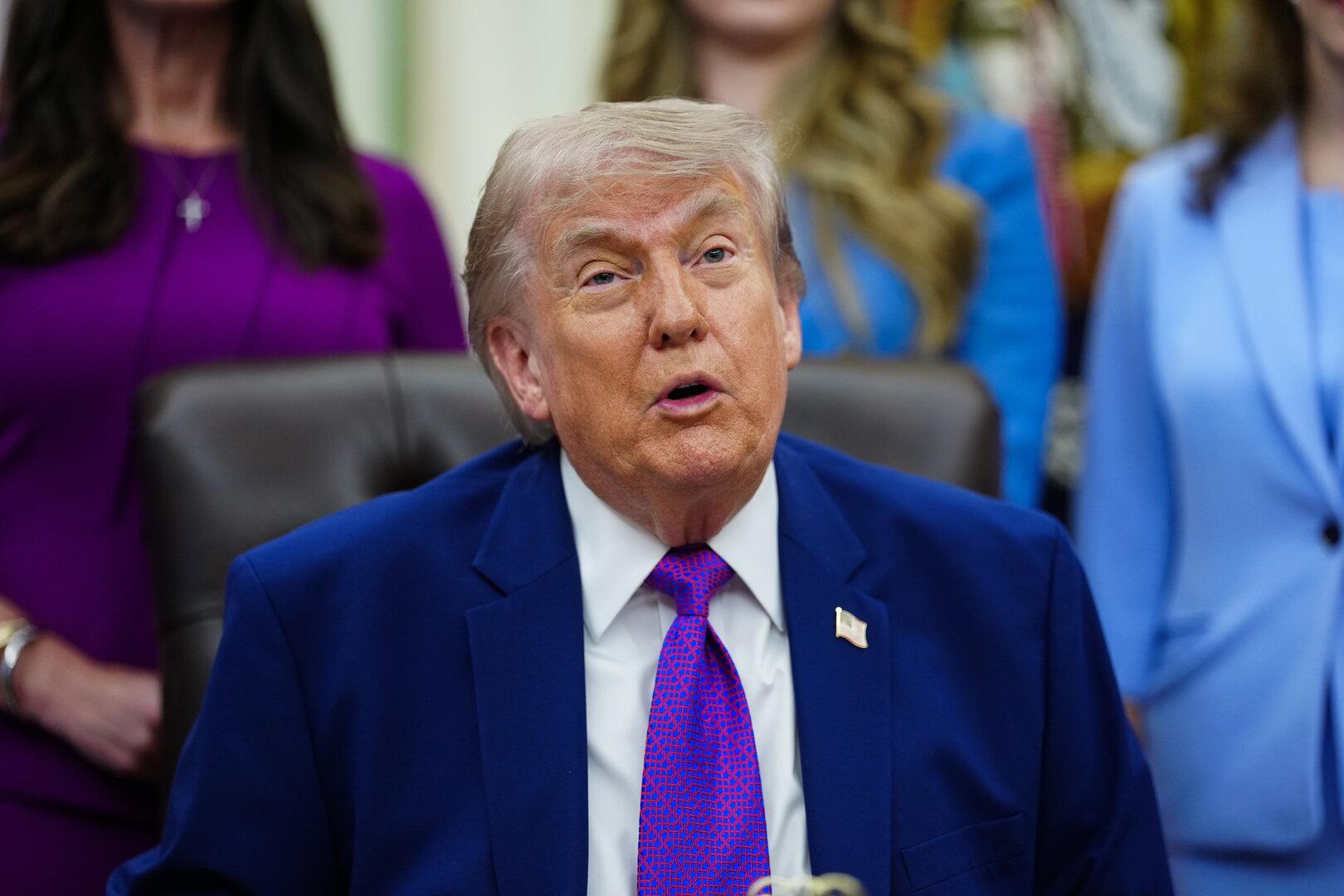 President Trump participates in maternal healthcare event at the White House