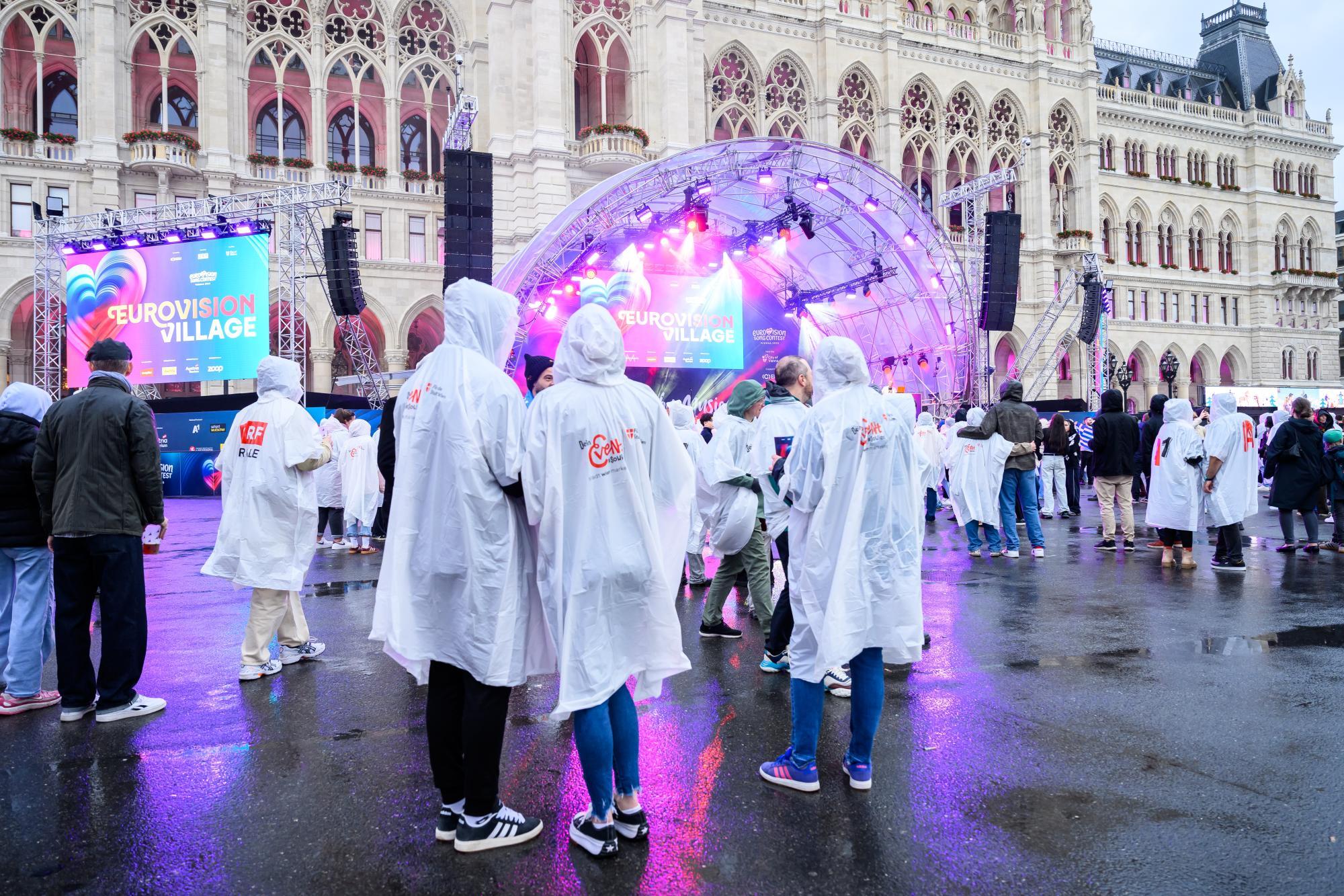 Das Wetter zum ESC-Finale in Wien? Regen, Wind und Trauerspiel