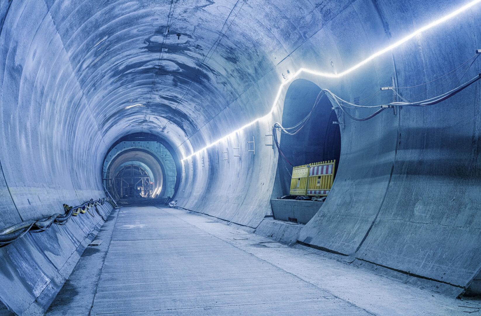 Erste Fahrt durch den Semmering-Basistunnel - per Bus