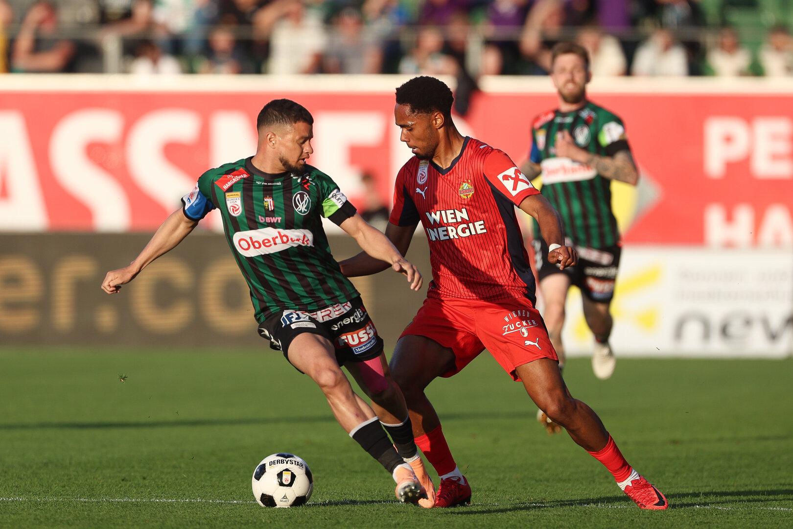 Dahl war der beste Rapidler (r.), am Ende jubelte aber Maart mit Ried