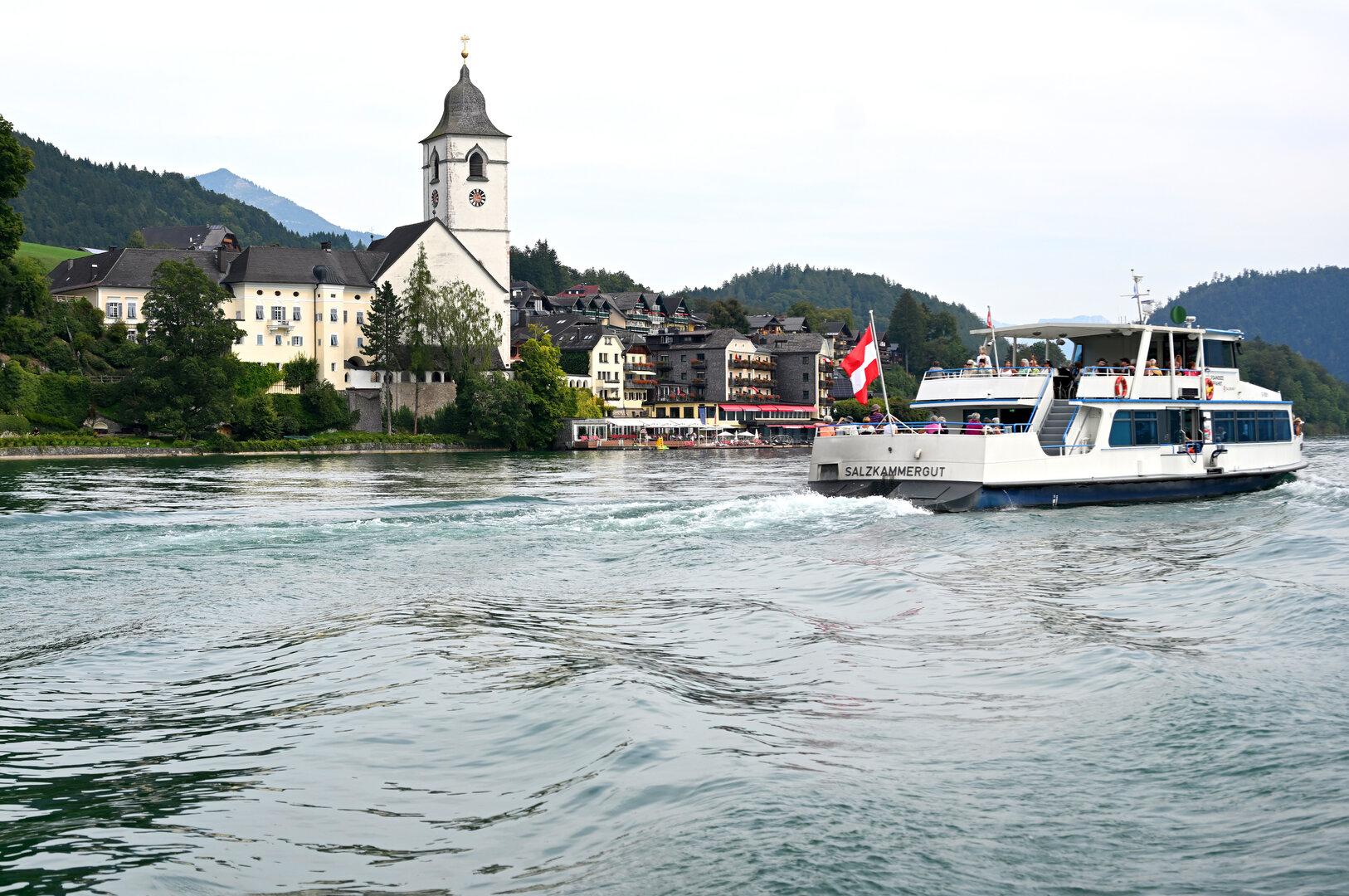 Sturm am Wolfgangsee: Kajakfahrer konnten nicht zurück ans Ufer