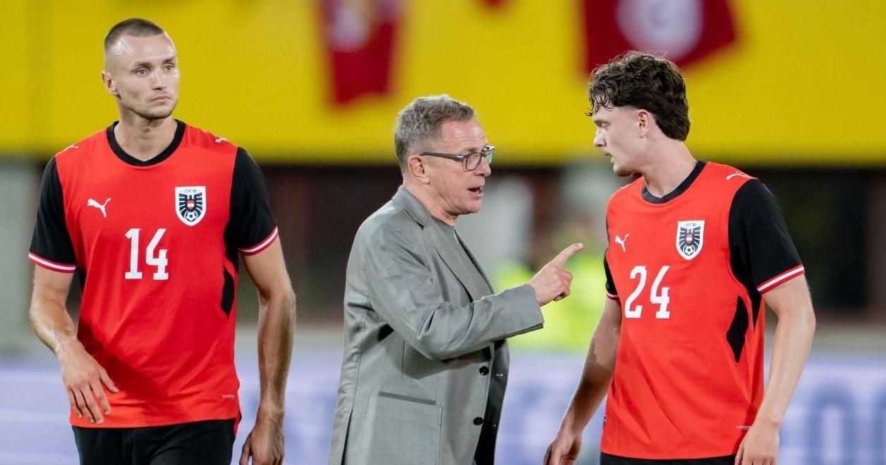 Rangnick mit Kalajdzic und Wanner (re.)