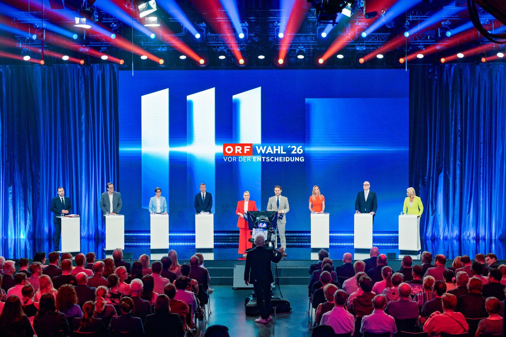 ORF-Wahl-Debatte: Alle Kandidaten wollen eine Geha