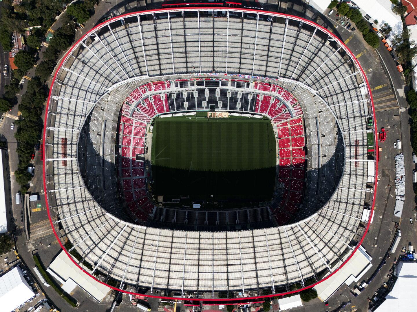 Das Aztekenstadion in Mexiko-Stadt