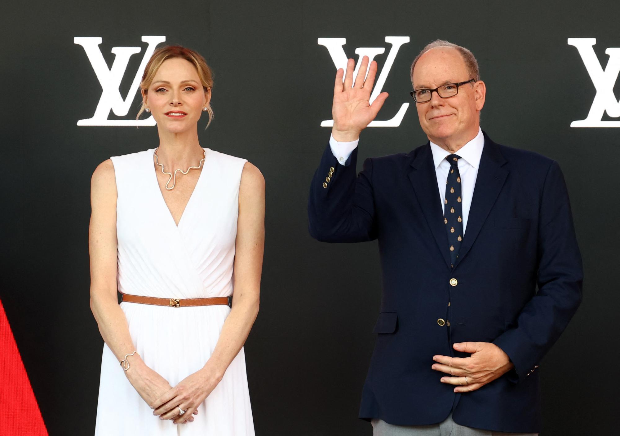 Monaco Grand Prix: Charlène channelt griechische G