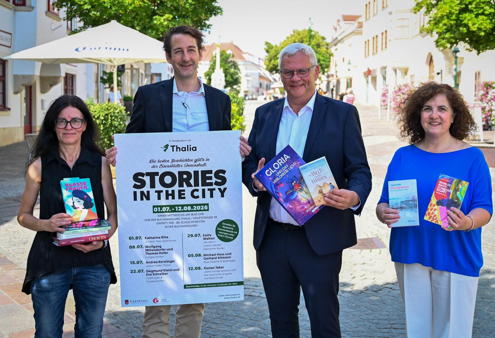 "Stories in the City":  Literatur in der Fußgängerzone