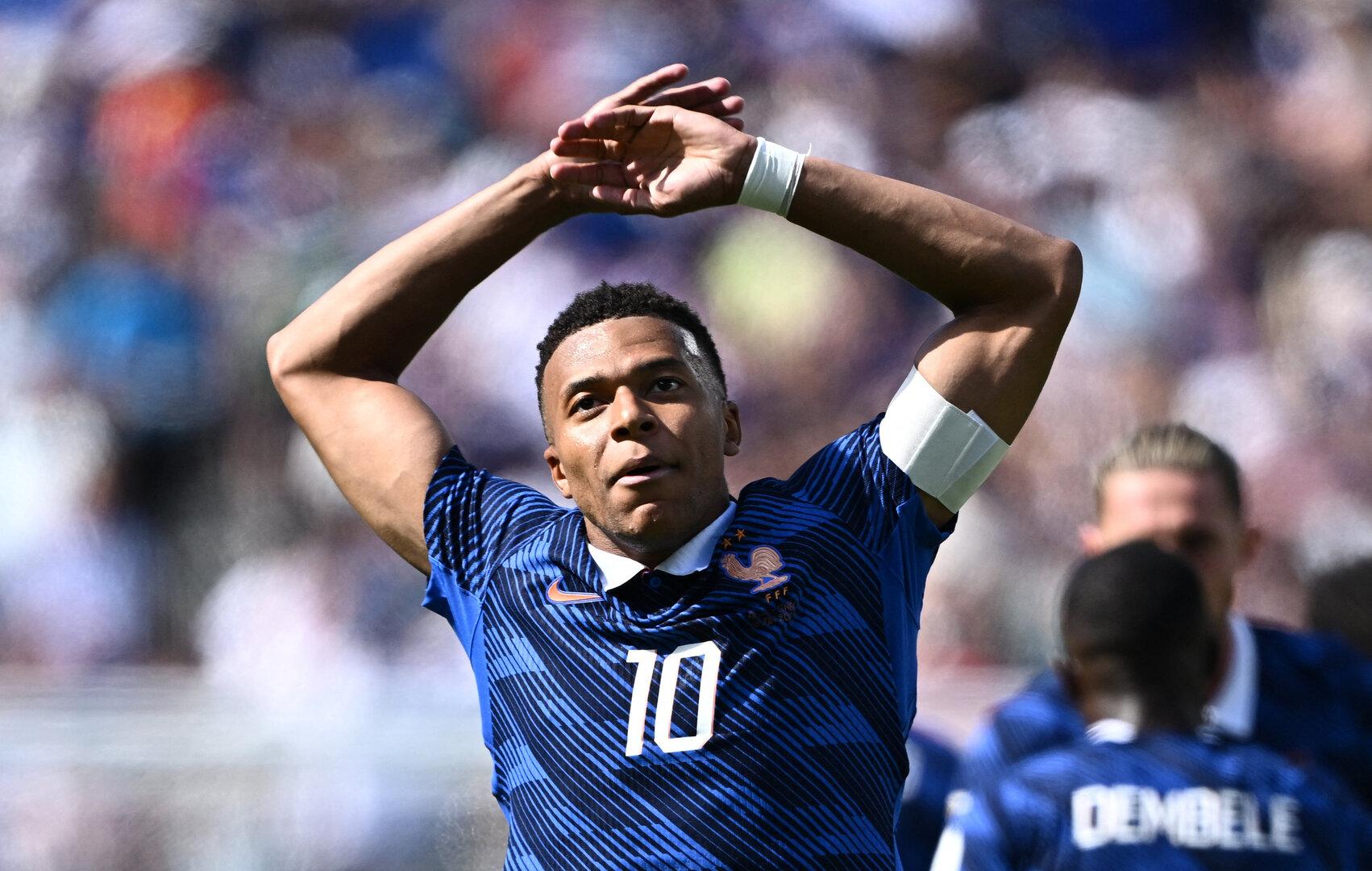Mbappe durfte zwei Mal jubeln