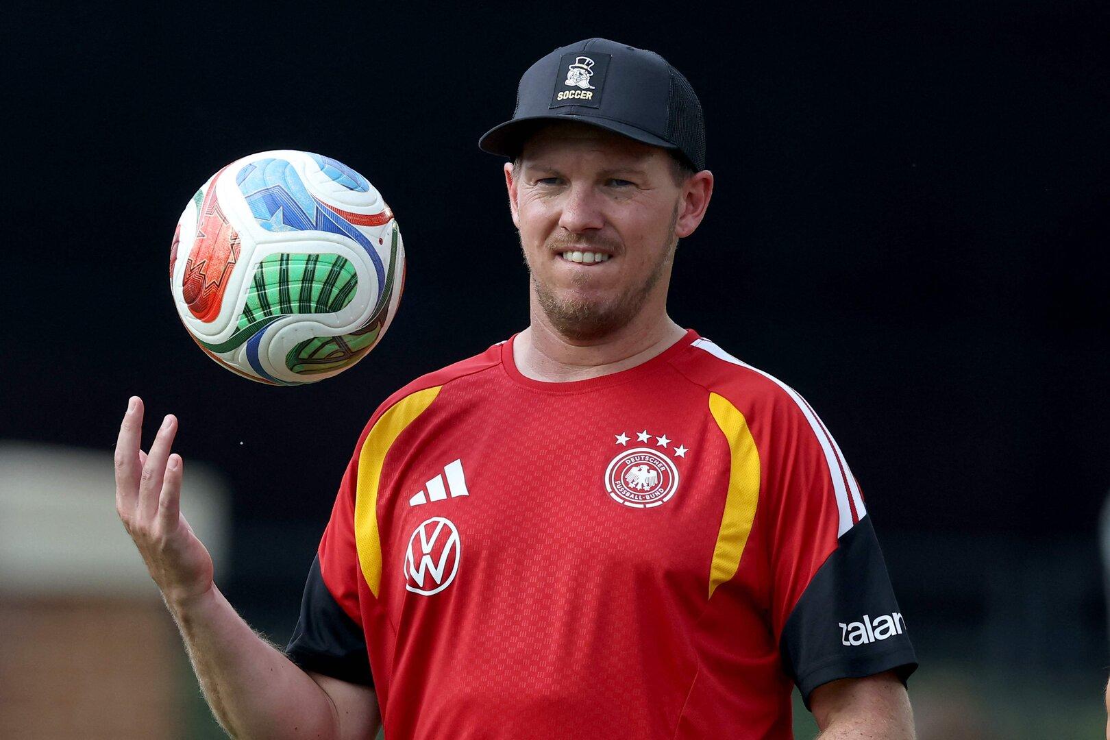 Julian Nagelsmann beim Training