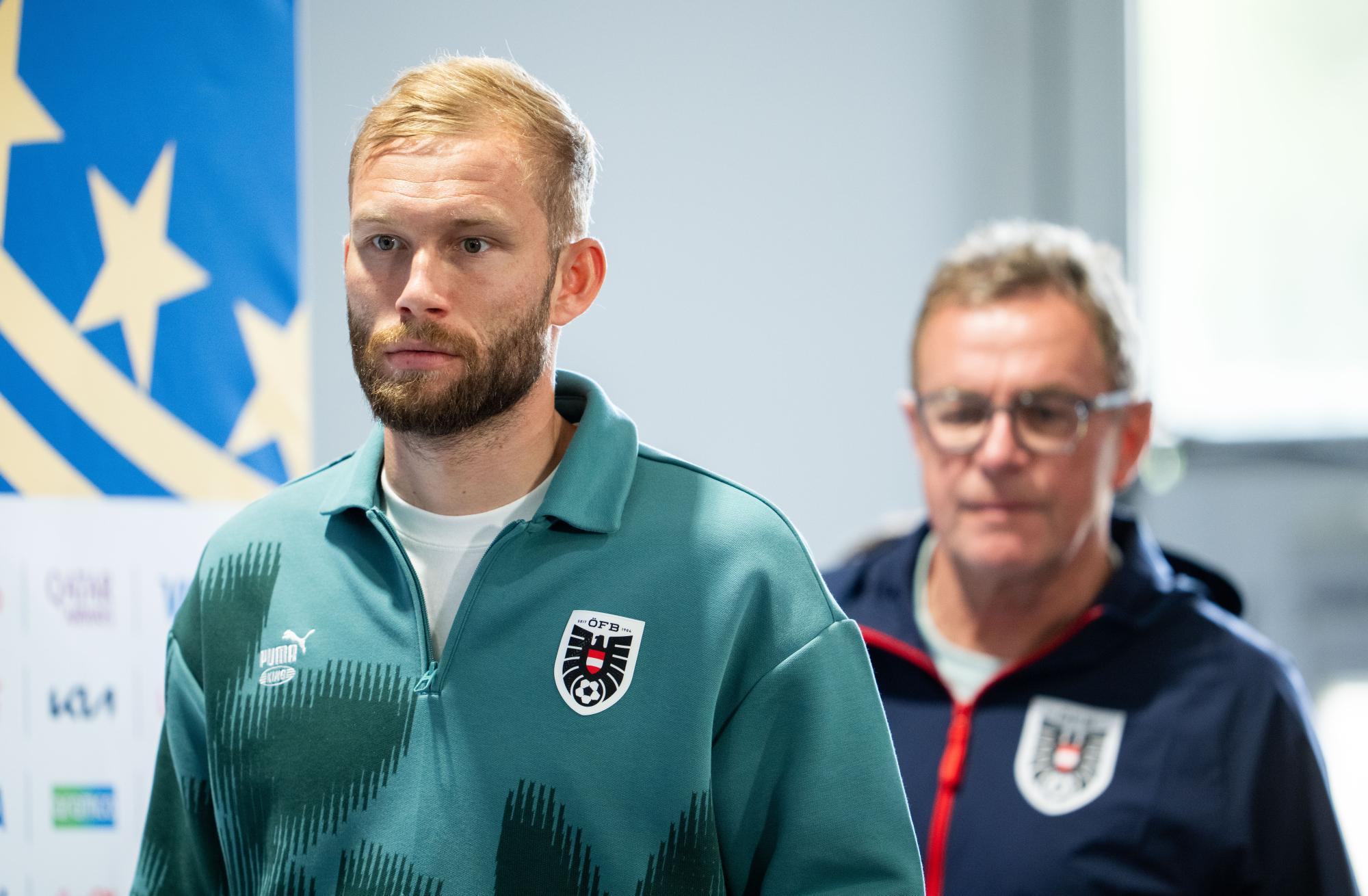 FUSSBALL-WM 2026: PK ÖFB NATIONALTEAM VOR DEM SPIEL ALGERIEN - ÖSTERREICH: LAIMER / RANGNICK