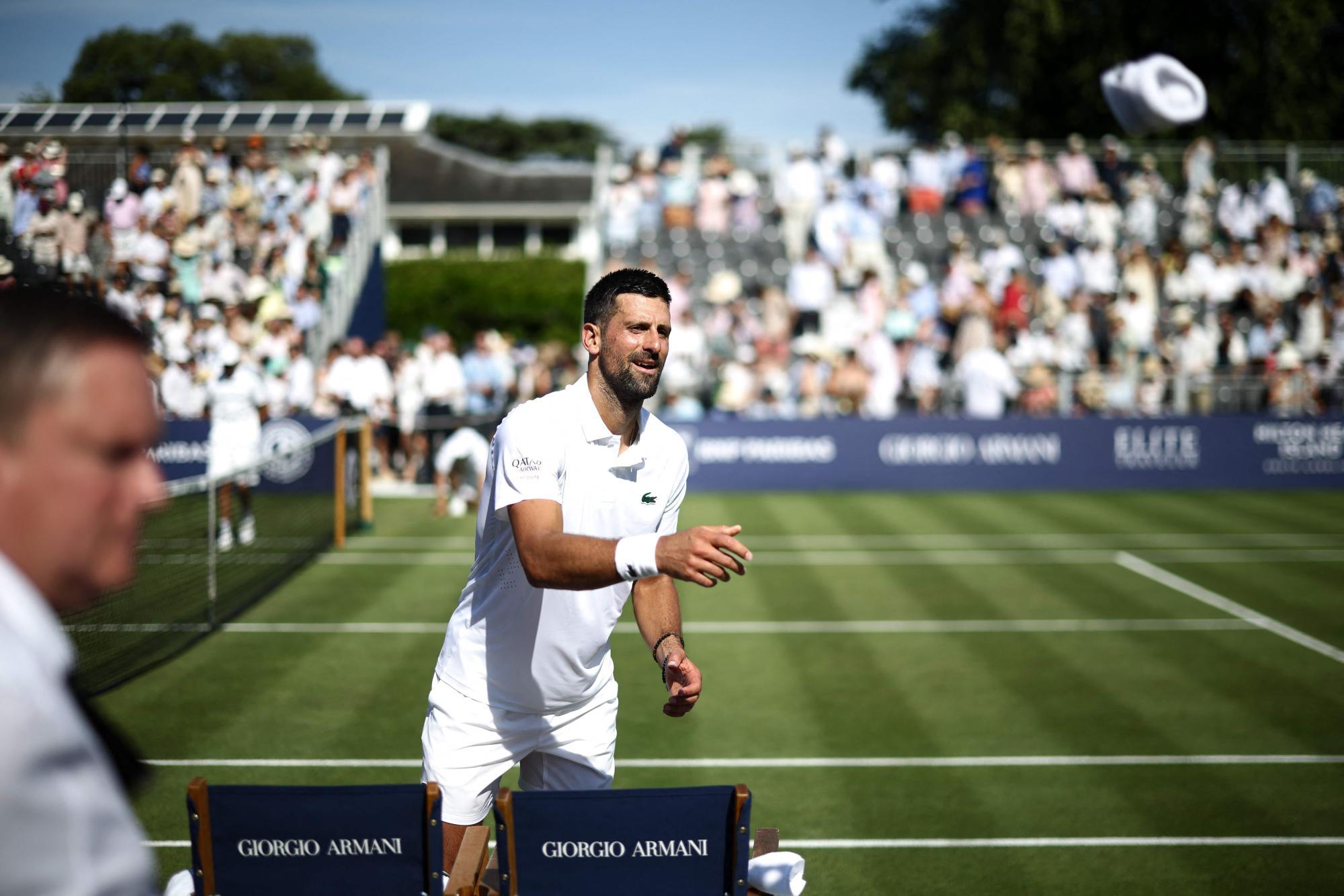 Strenger Vater: Novak Djokovic