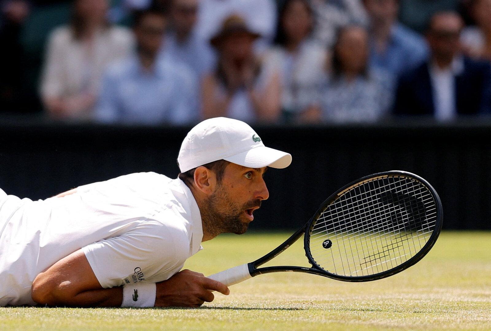 Djokovic war gar nicht am Boden