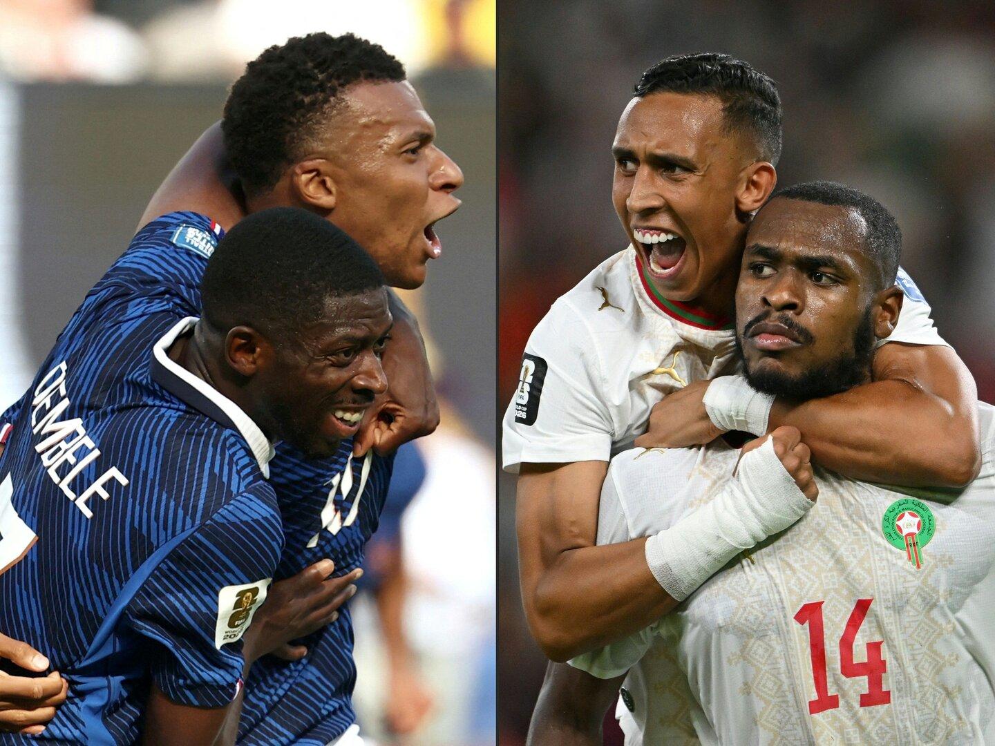 Mbappe, Dembele, Rahimi, Diop