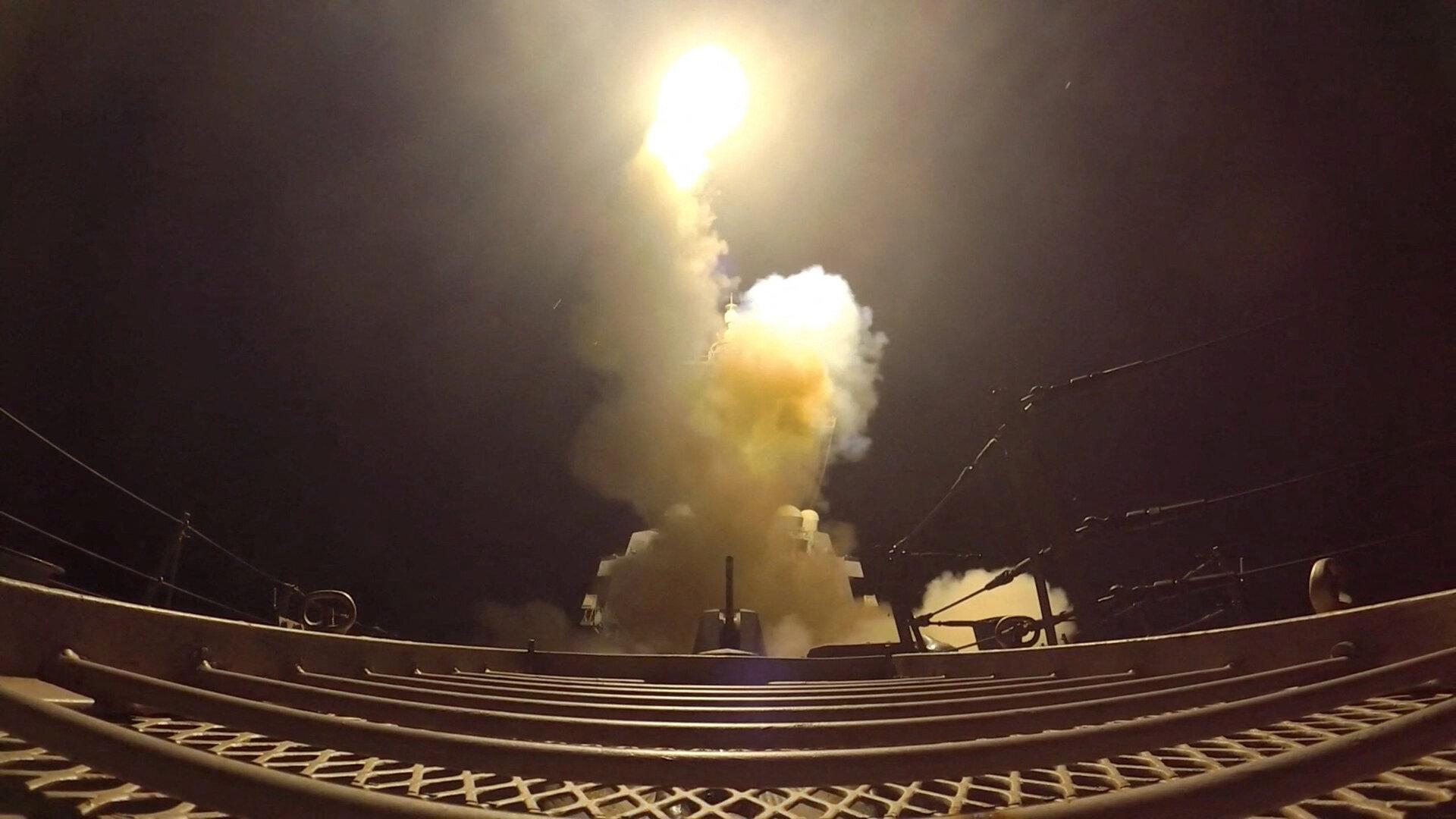 Explosions at an unknown location, following what U.S. Central Command (CENTCOM) said were strikes on Iran