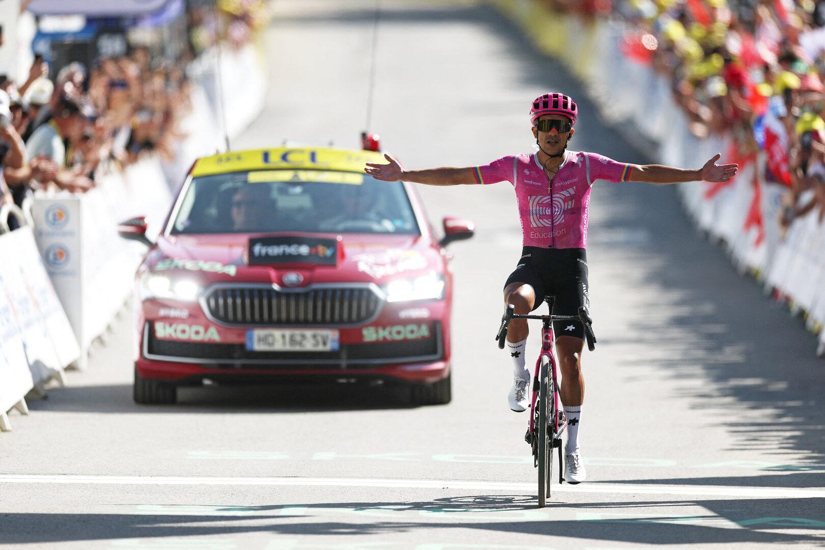 Ein Olympiasieger triumphiert bei der Tour de France im Skigebiet