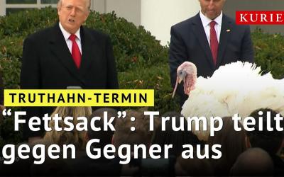 "Fettsack": Trump teilt bei Truthahn-Begnadigung gegen Gegner aus