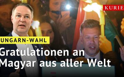 Ungarn-Wahl: Gratulationen aus aller Welt