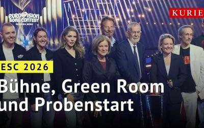 ESC-Bühne in Wien: Erste Einblicke in die Stadthalle