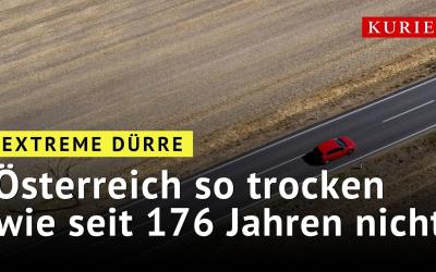 Extreme Dürre: Österreich so trocken wie seit 176 Jahren nicht
